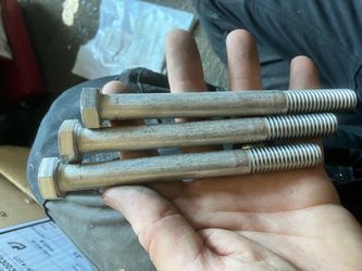3 SS bolts