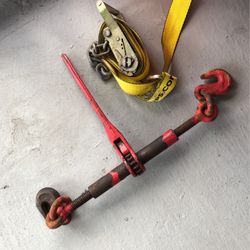 Tow Strap With Ratchet And Chain Ratchet