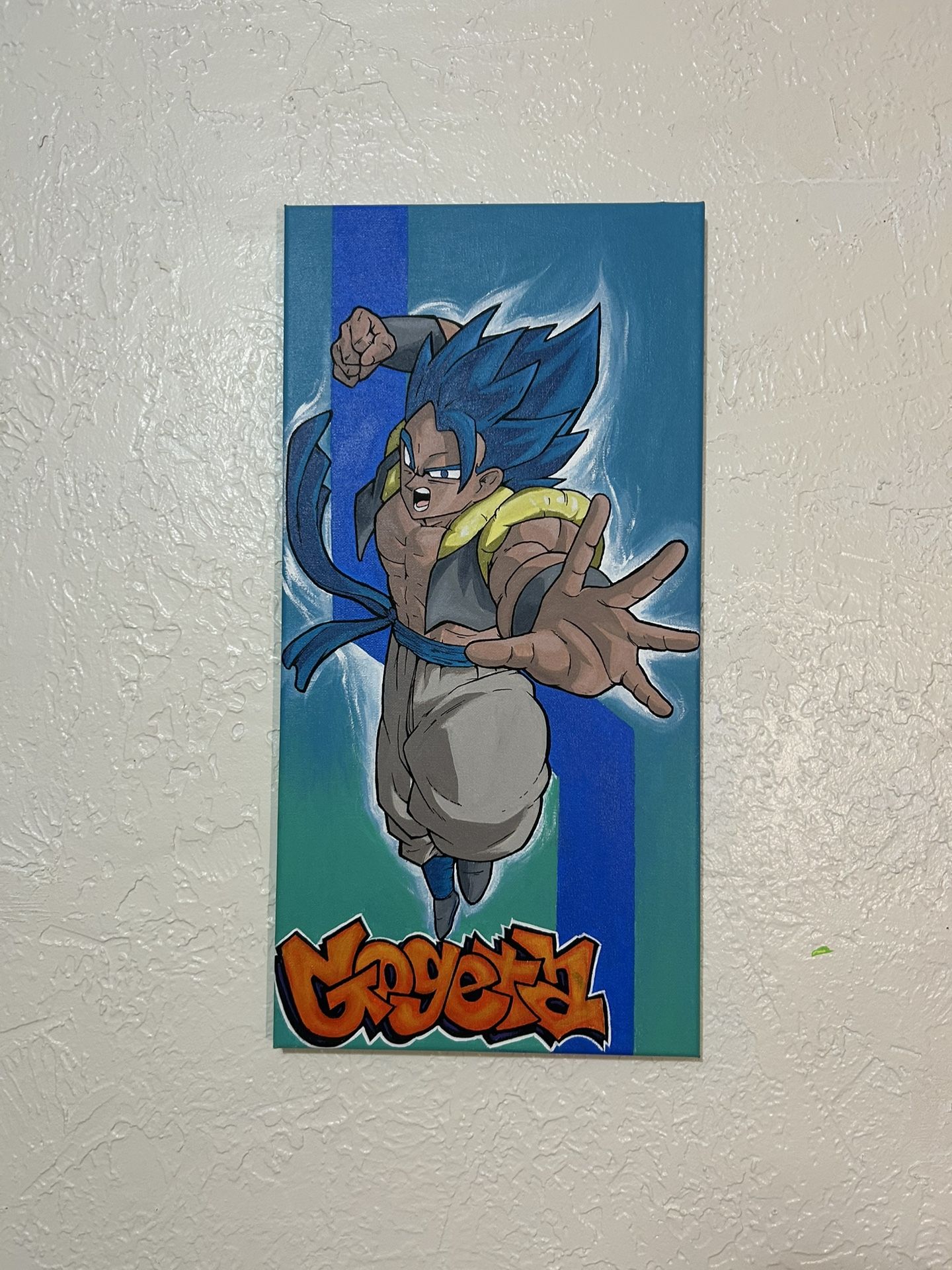 Ssg Gogeta Dragon Ball Z Painted Canvas