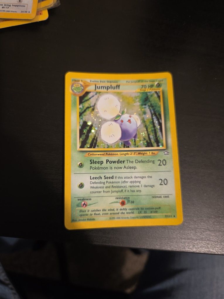 Jumpluff Holographic Pokémon Card