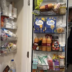 Pantry storage rack