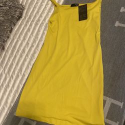 Yellow Stretch Dress 