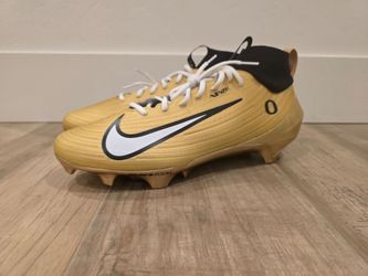 NIKE AIR ZOOM VAPOR 1 PRO OREGON DUCKS FOOTBALL CLEATS MENS...SZ 12.5...BRAND NEW