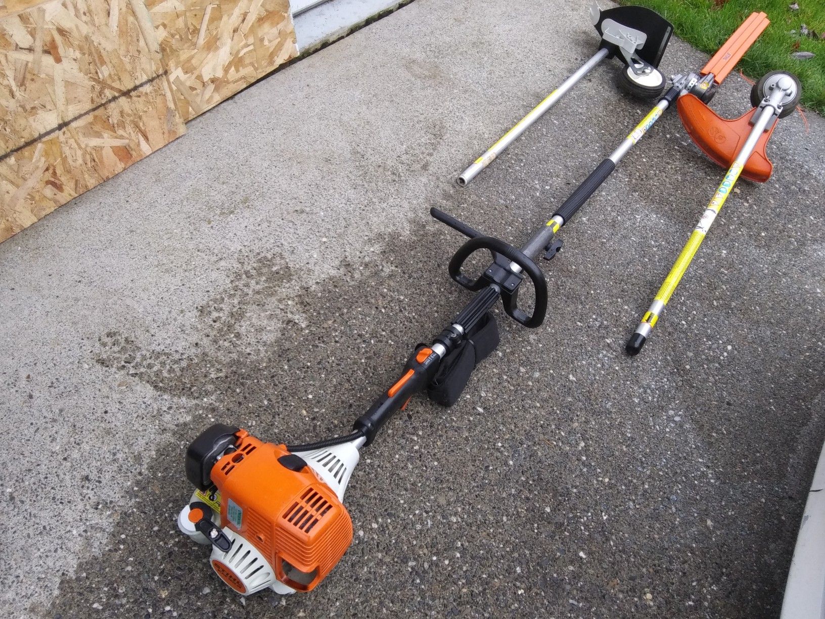 STIHL KM 90R Professional Kombi system with (3) attachments for Sale in