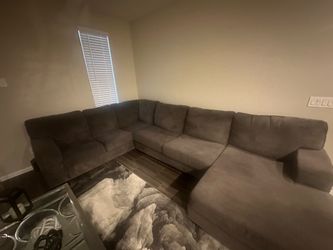 Grey sectional