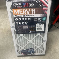 Air filters 12x20x1