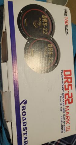 Roadstar DRS- 33 Mark V Flush - Mount  Car Stereo Speakers 