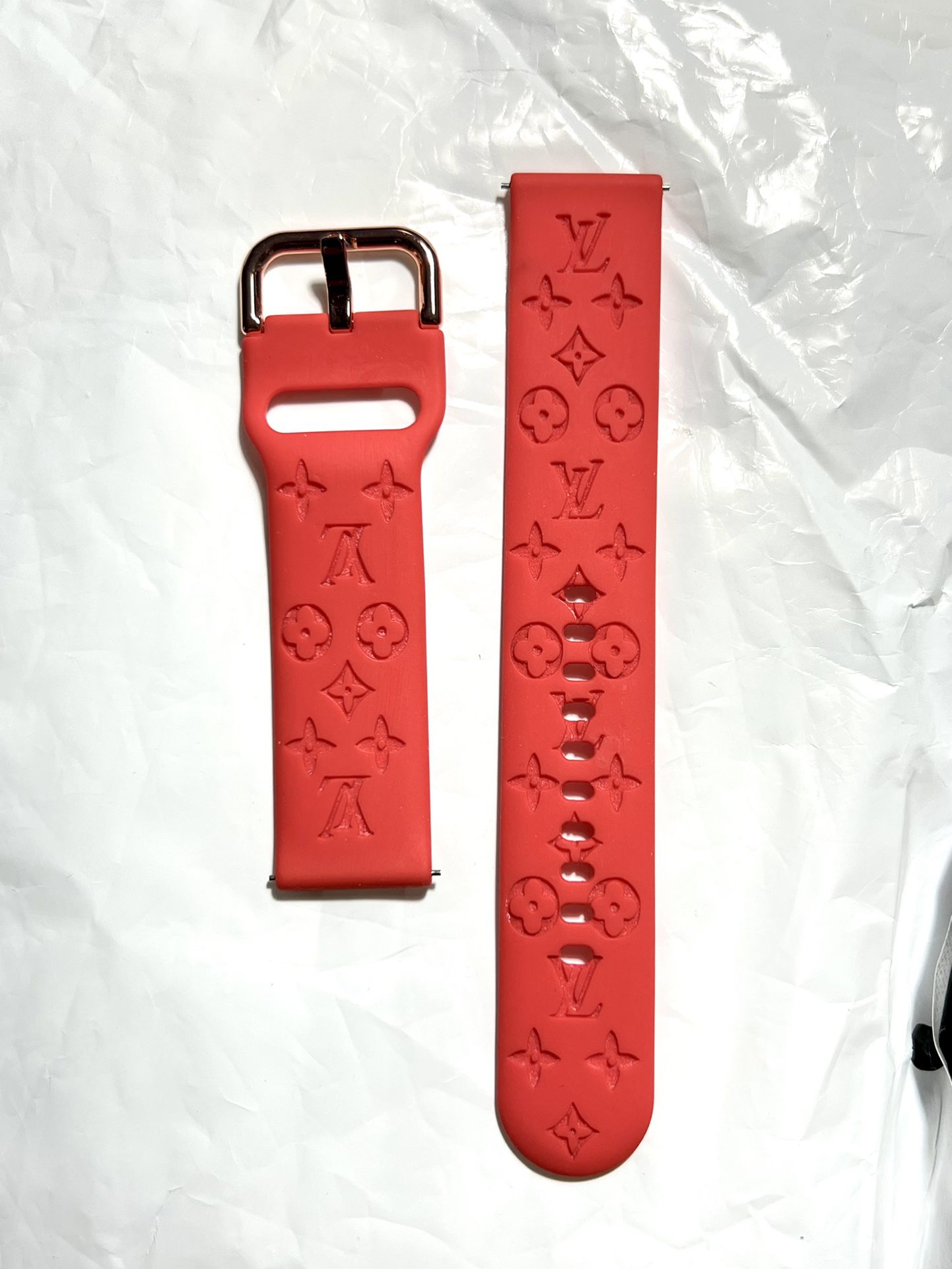 Engraved Louis Vuitton Samsung Galaxy Watch Band 20mm Active