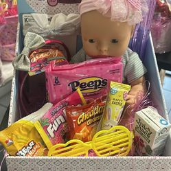 Baby doll Easter basket