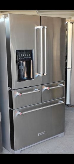Kitchen Aid 5 Door Stainless Steel Refrigerator