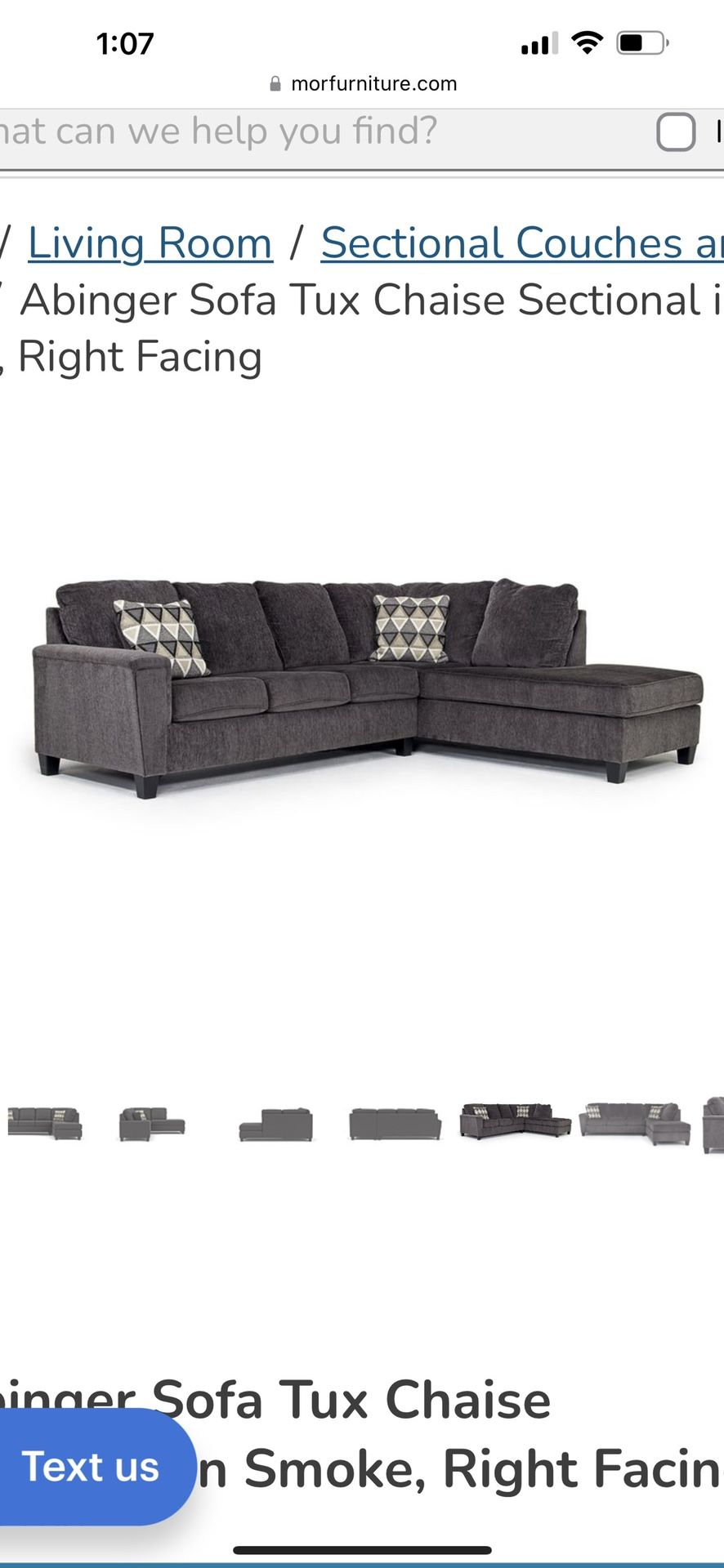 Couch With Chaise Lounger