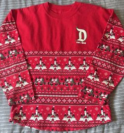 Disneyland Resort Holiday Fair Isle Spirit Jersey - Size Youth Small (Used)