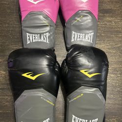 Men’s & Women’s Everlast Boxing Gloves Both For $75 Or OBO 