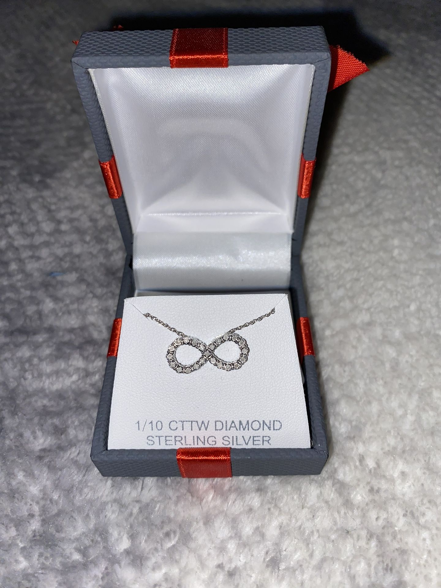 Silver Infinity Necklace 
