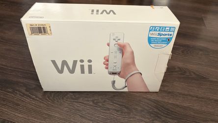 Nintendo Wii Console Box with Wii Sports