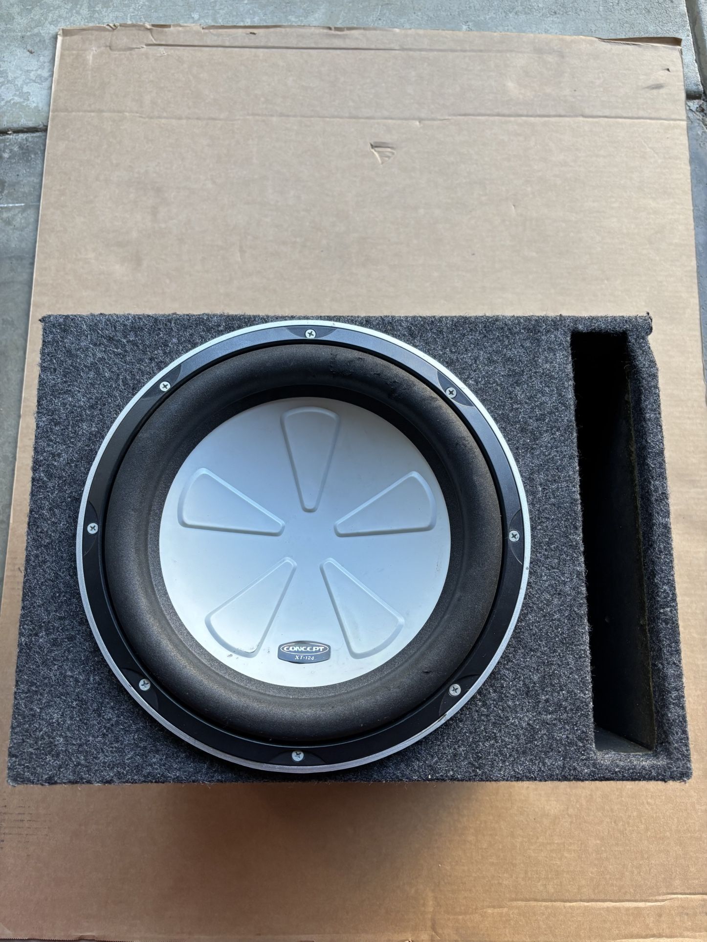 Ported Speaker Box w/ 12” Speaker
