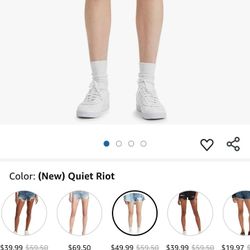 501 Jean Shorts For Women High Rise Fitted Through Hip