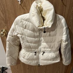 Moncler White Jacket Size 2