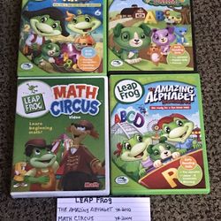 Lot Of Four Leapfrog Dvd 