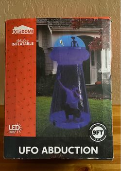 UFO abduction holiday inflatable 9ft