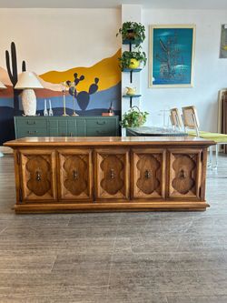 Wood TV Stand / Buffet / Low Profile / Entry Console / Sideboard!