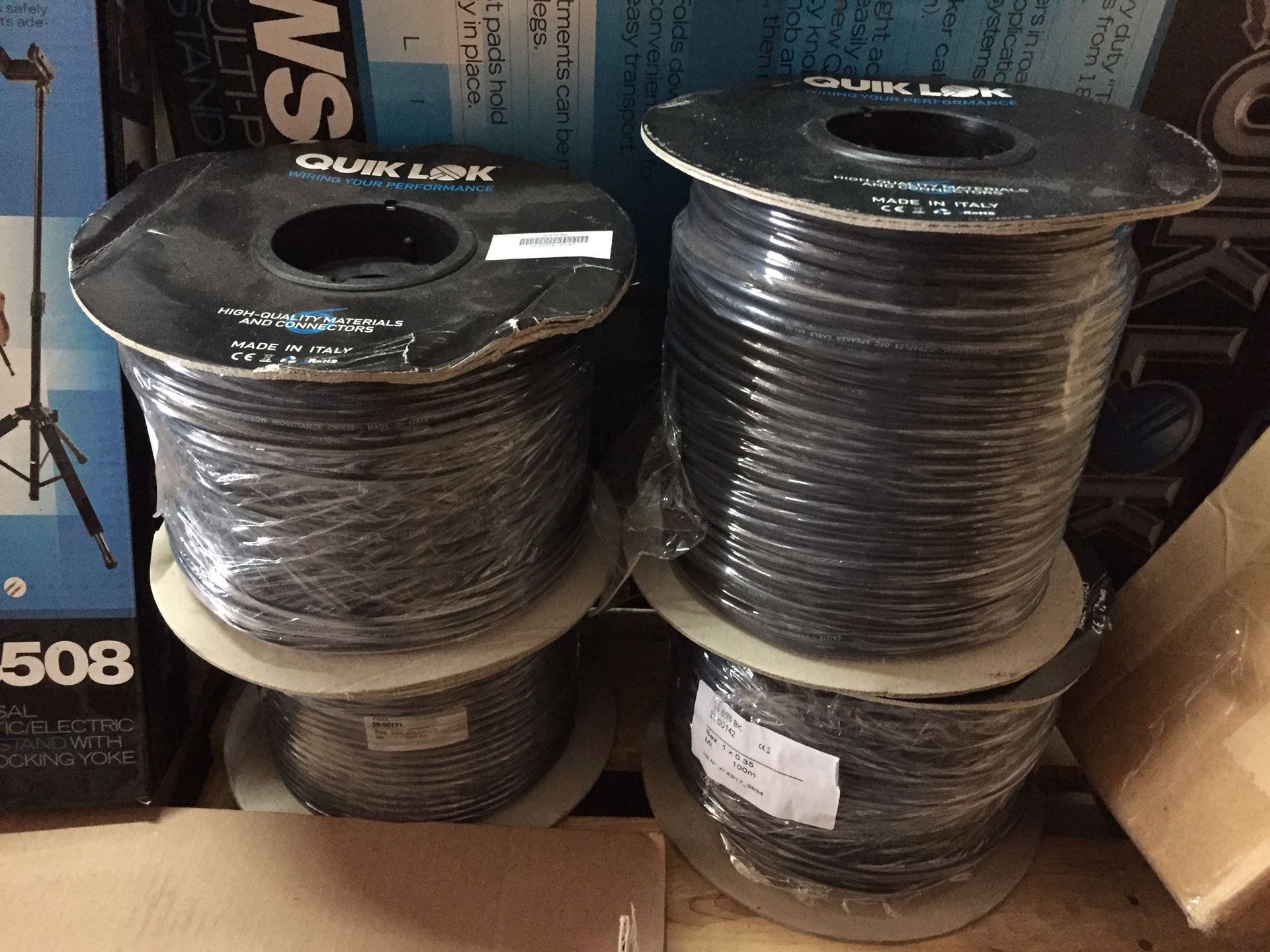 Pro Audio Cable Reels One Day Only!