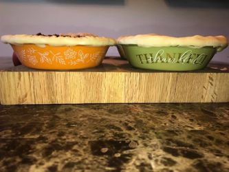 Mini fall pie dishes