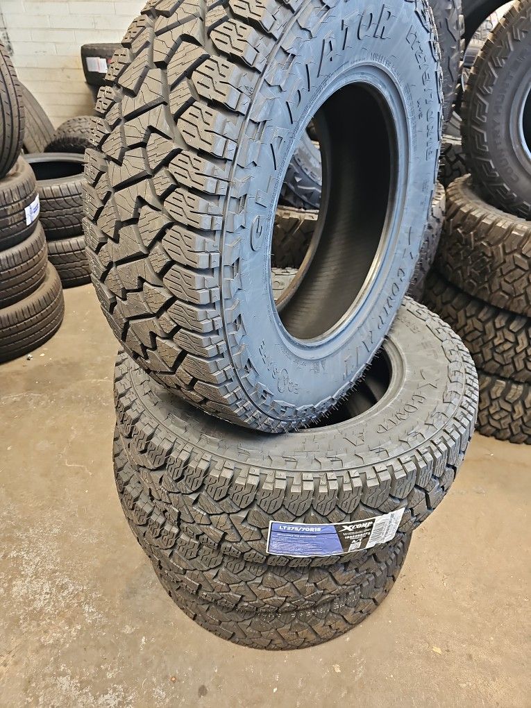 New Set Of Xcomp All Terrain Tires 275 70 18 Lt
