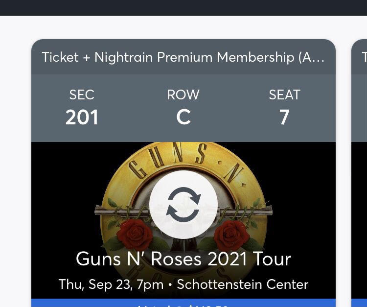 Guns N Roses Concert Tickets