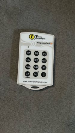 Turning Technologies ResponseCard RF Clicker