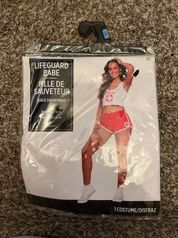 sexy lifeguard Halloween costume size large/xl