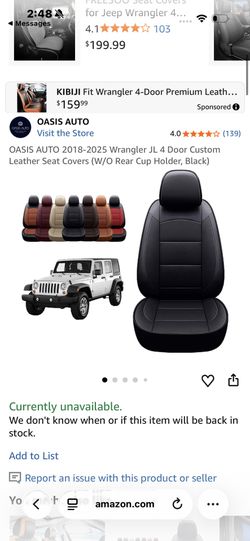 Jeep Leather Seat Covers