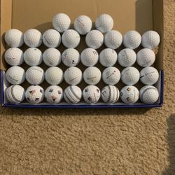 35 Golf Balls Taylormade Tp5s In Good Condition 