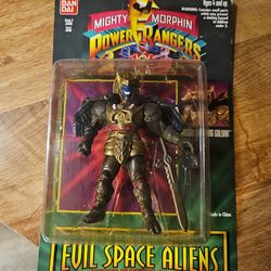 POWER RANGERS evil space aliens GOLDAR