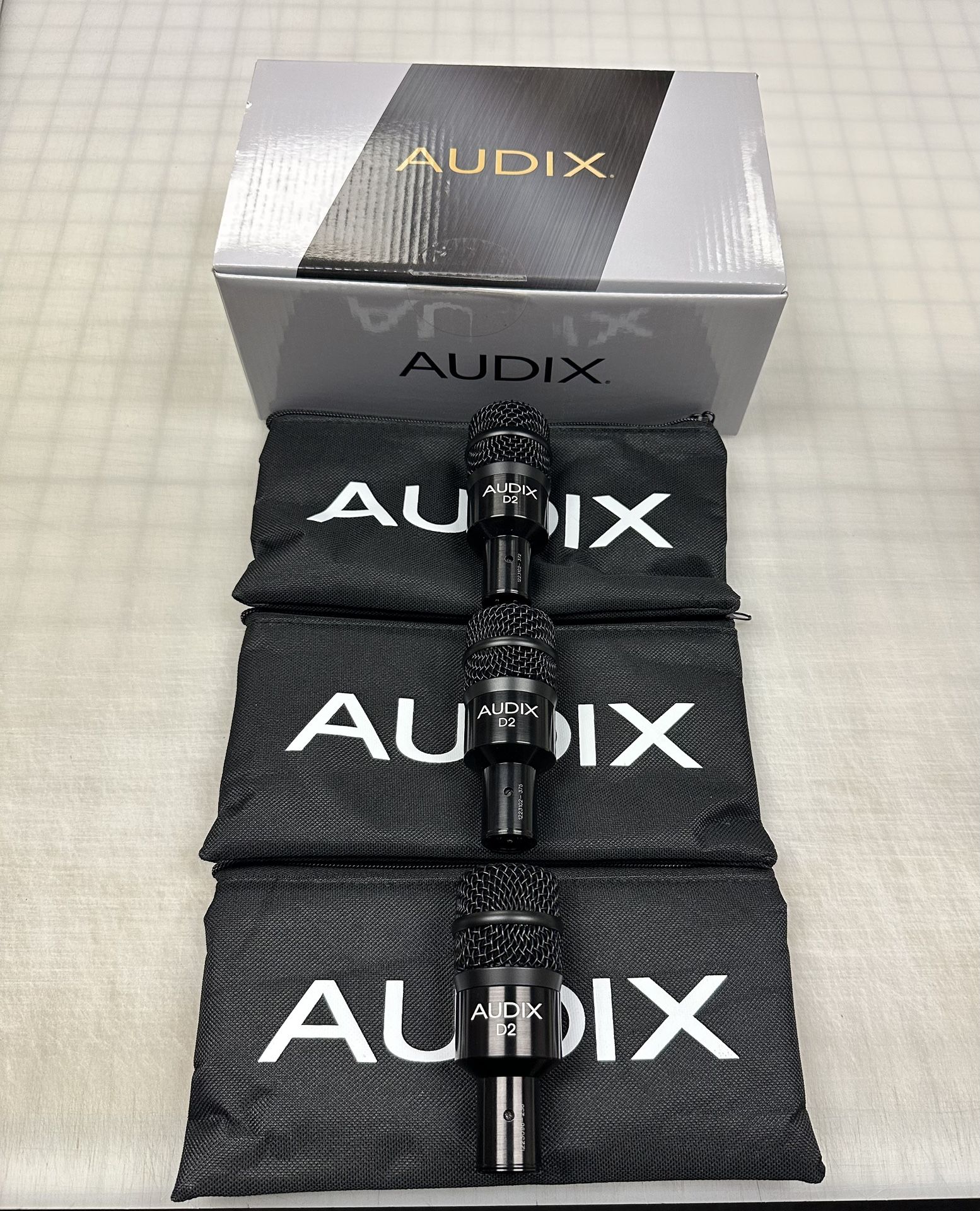 Audix D2 3-Pack Microphones
