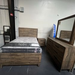 4pc Full Bed Set