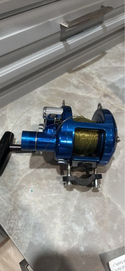 AVET EX 4/01 Single Speed Blue Lever Drag Saltwater Fishing Reel-GREAT for TUNA