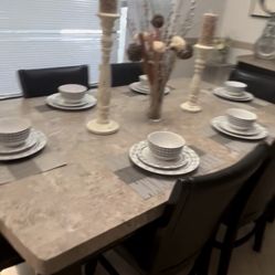 Dining room set and buffet  