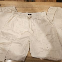 YMI Jeans USA White Cargo Pants - Size S