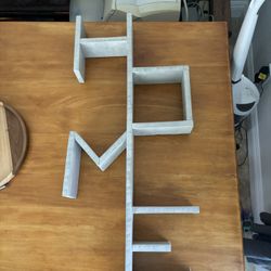 Shelving Decor “Home” -unique 