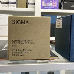Sigma 20-200 For Sony E