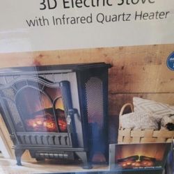 3D Electric Stove Heater