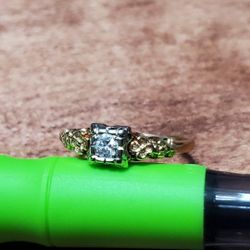 14K Diamond Ring