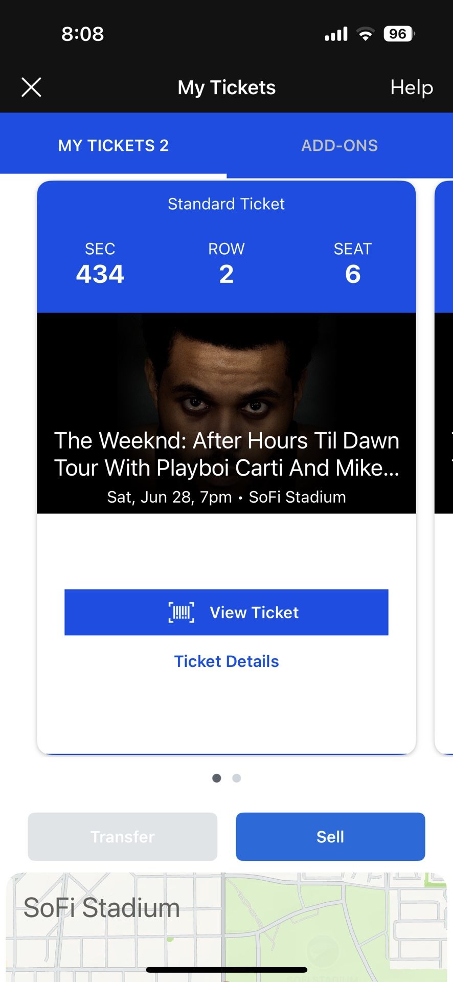 The Weeknd SOFI Concert