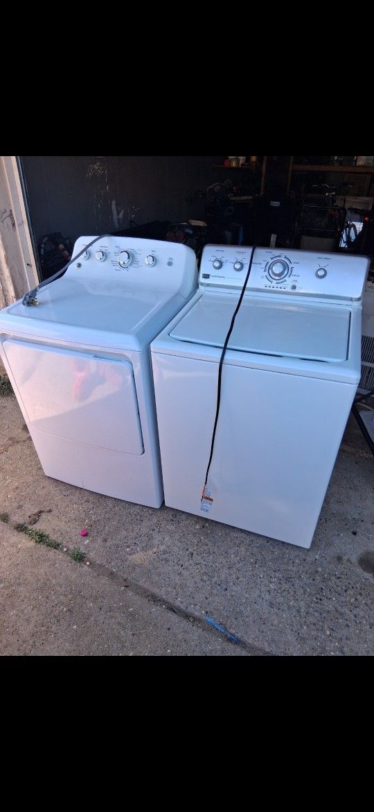Washer And Dryer Electric Set Works Great