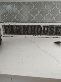 Farmhouse Sign From Hobby Lobby 