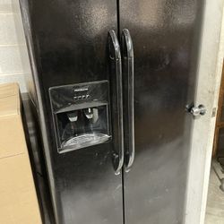 Black Side By Side Refrigerator