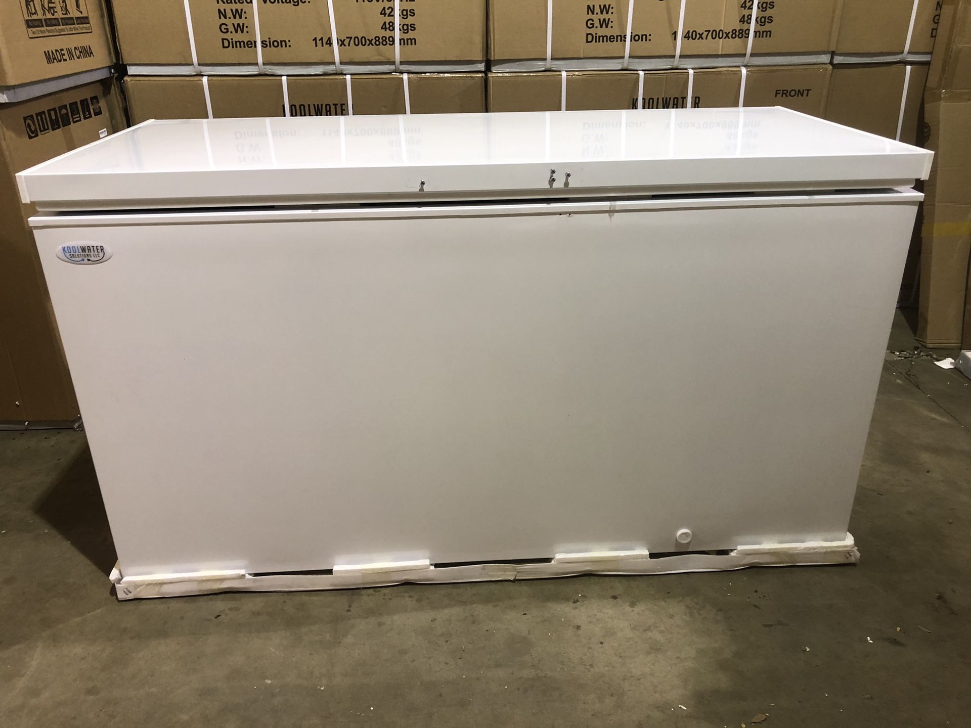 Solar Freezer Koolwater 15 cu ft chest Freezer