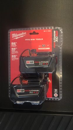 Milwaukee Red Lithium batteries