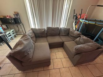 Used couch and ottoman